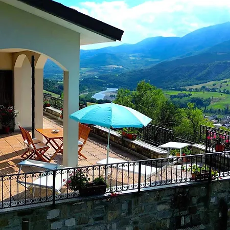 Villa Casa Del Bosco - Vista Mozzafiato & Parco 4 Ettari Bobbio